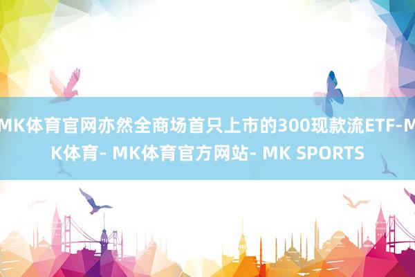 MK体育官网亦然全商场首只上市的300现款流ETF-MK体育- MK体育官方网站- MK SPORTS