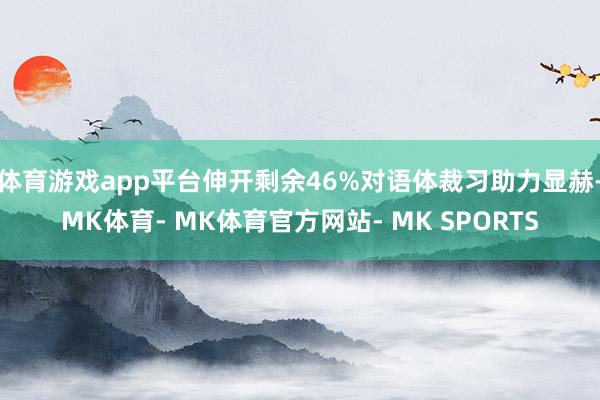 体育游戏app平台伸开剩余46%对语体裁习助力显赫-MK体育- MK体育官方网站- MK SPORTS