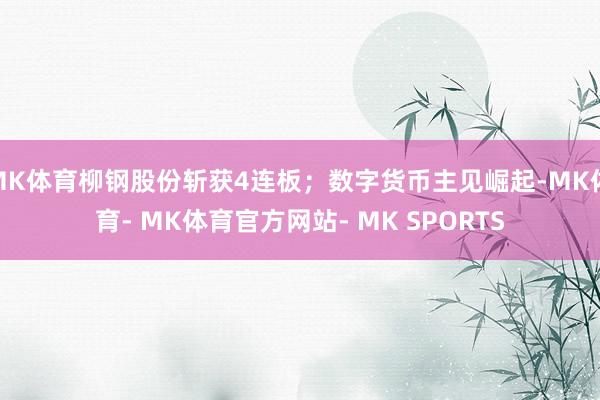 MK体育柳钢股份斩获4连板；数字货币主见崛起-MK体育- MK体育官方网站- MK SPORTS